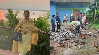 வெடிகுண்டு வெடித்ததில் மணிப்பூர் முன்னாள் எம்எல்ஏ மனைவி பலி!